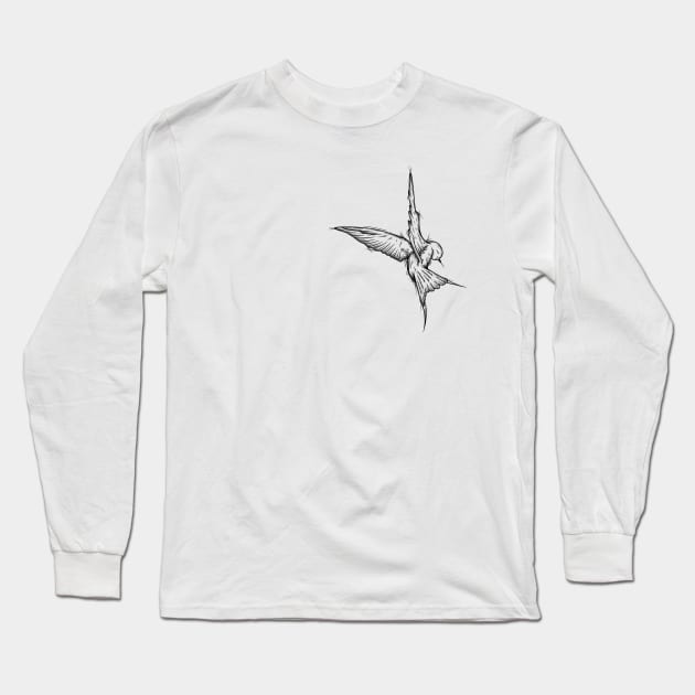 Rustic Freedom Long Sleeve T-Shirt by P7 illustrations 